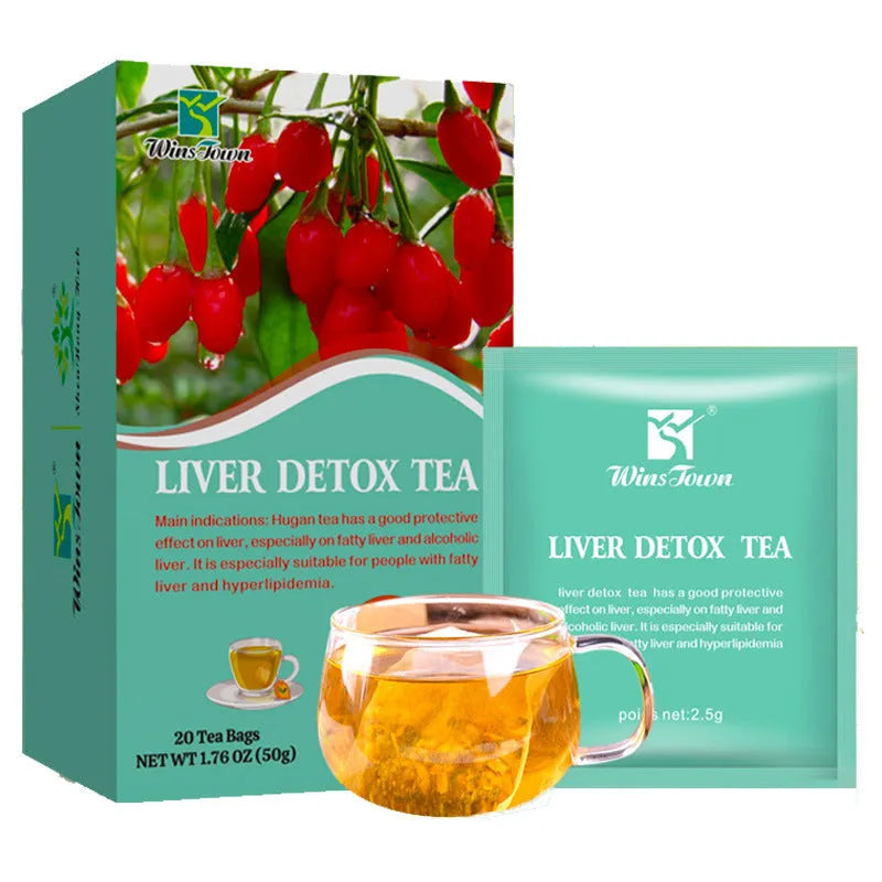Box of Herb Substitutional Tea with 50g net content label.