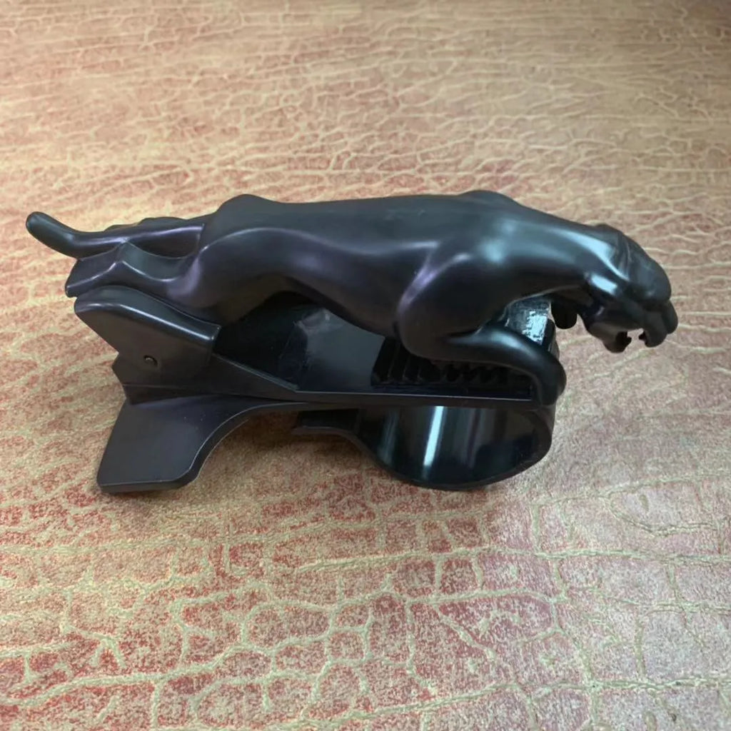 Car Leopard brand rotatable mobile phone holder in black, gold, and silver finishes.