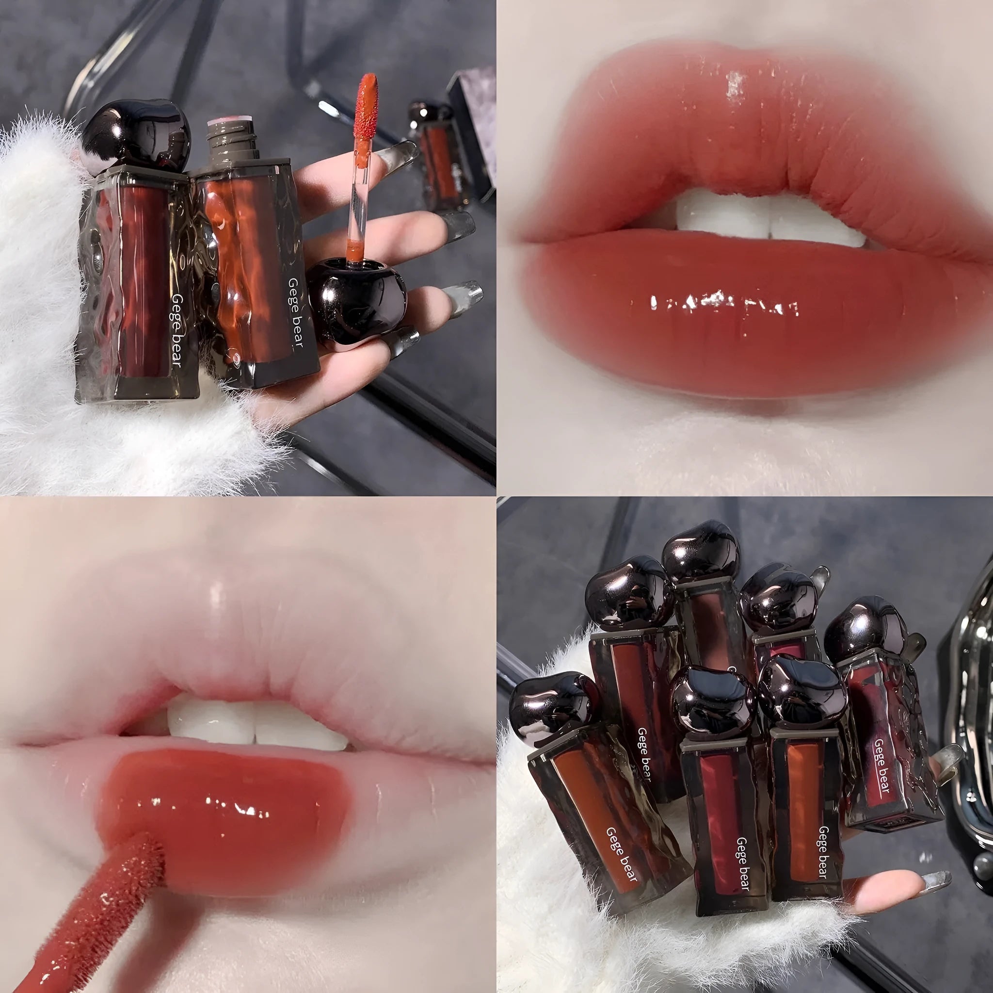 Glacier Lava Lip Lacquer water light mirror makeup lip gloss in one of seven colour options