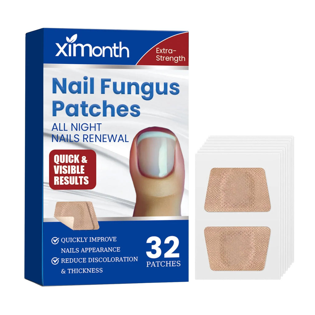 Nail nursing adhesive bandage repair stickers with natural ingredients in box of 32 patches