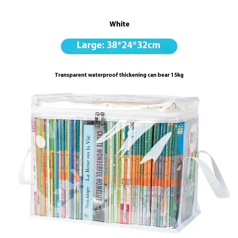 White large PVC foldable water buggy bag with sealing function showing 24L capacity dimensions
