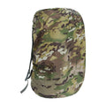 PU backpack rain cover in Army Green colour, designed to fit 80-litre capacity backpacks for outdoor use.