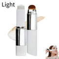 Blanc Cover Cream Stick V Foundation brush with removable head, light colour
