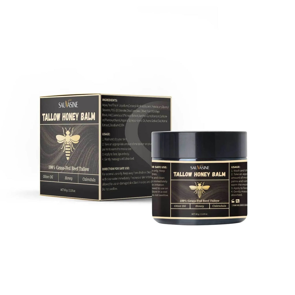 Butter Honey cream jar with 60g net content, a honey-infused moisturiser for face and body.
