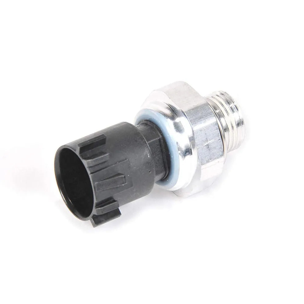 Silver automobile fuel pressure sensor for vehicle fuel system pressure monitoring