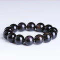 Natural crystal Pi Xiu bracelet with geometric ethnic design in ice stone colours