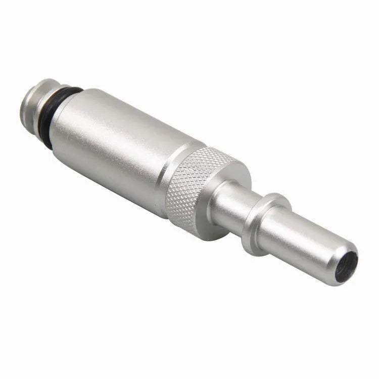 Silver metal transmission refuelling joint tool for VAS6262-9 automotive diagnostic systems