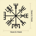 13x13cm square vinyl car sticker with vegetarian no charm design for vehicle window application