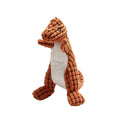 Durable dog toy with sound measuring 35cm long for biting resistance and boredom relief