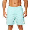 Men's quick-dry sports shorts in nylon fabric available in four colours with straight leg design