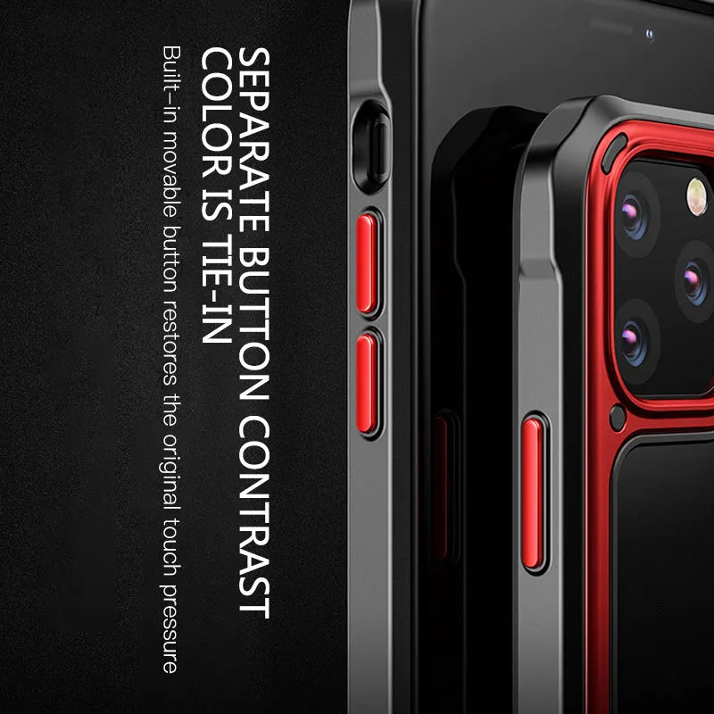 Transparent silicone and PU business style back cover case for Apple iPhone 11 Pro Max showing clear design and precise cut-outs