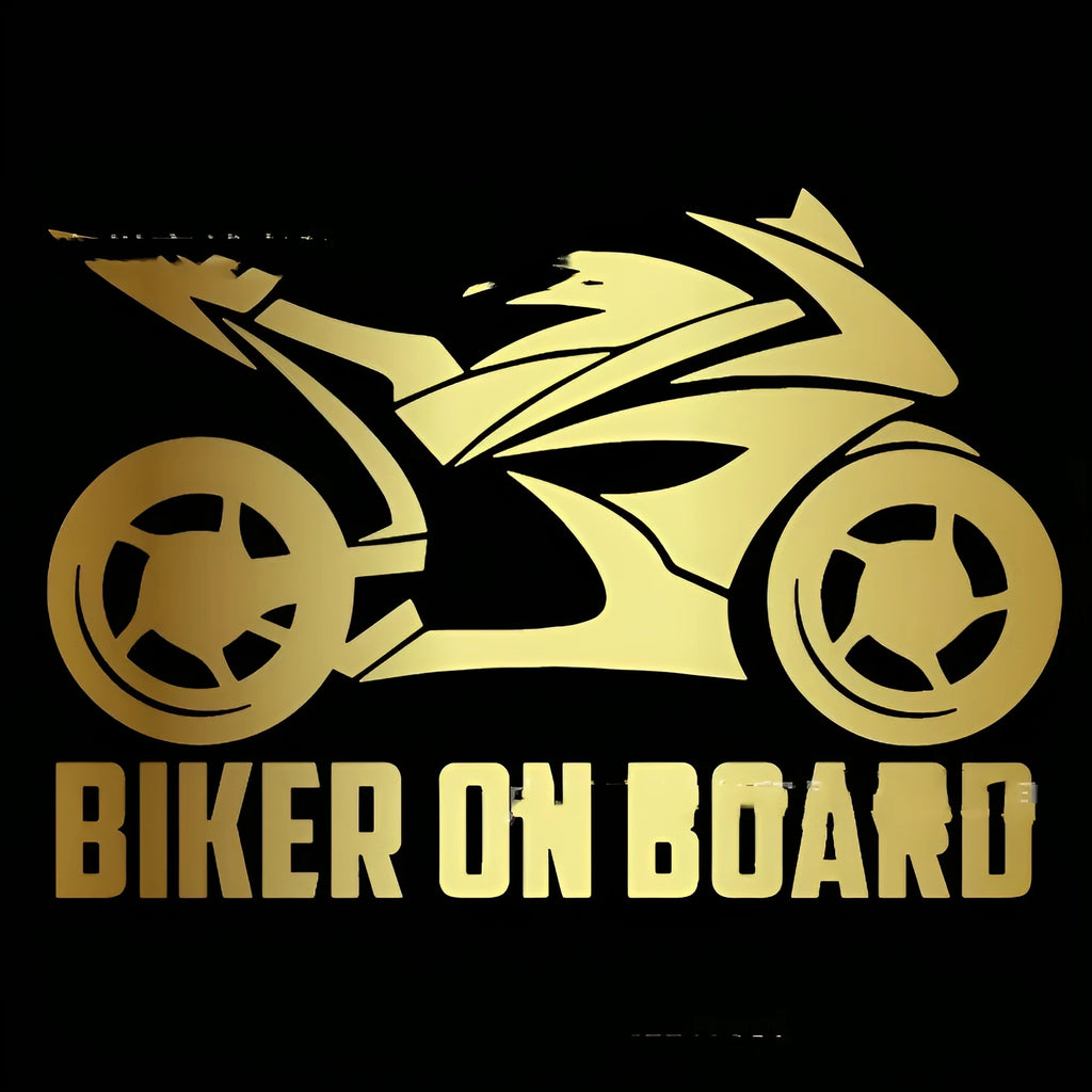 Motorcycle car reflective safety stickers in PET material available in multiple colours