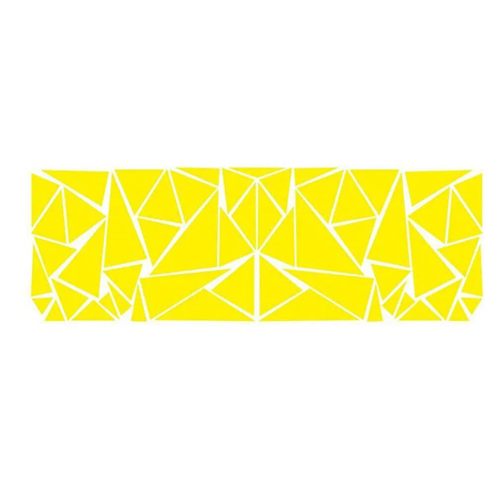 Large geometric pattern car sticker for vehicle waistline and wheel decoration in multiple colour options