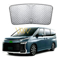 Toyota NOAH XOVY 90 series car front windshield sunshade cover in silver tape construction