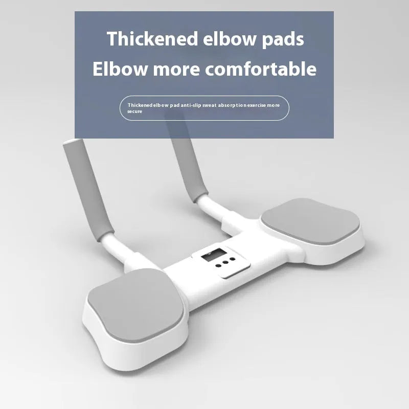 White alloy aluminium flat support trainer for home fitness exercises