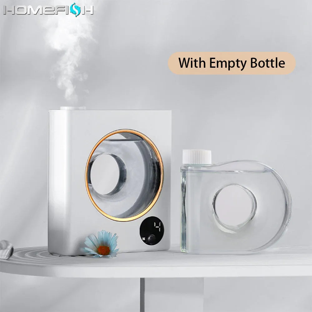 Small white automatic aromatherapy machine with wall-mounted design.