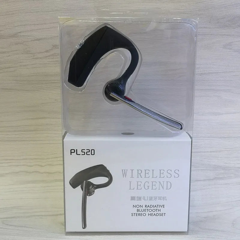 Black Bluetooth sports headphones with minimalist design showing battery display and USB connectivity