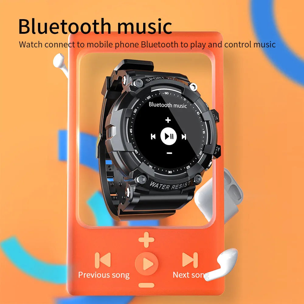 ATTACK 3 IP67 waterproof smartwatch in black, pink, or white with circular 1.28 inch display and TPU strap