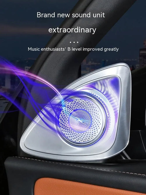 Burmester style rotating tweeter speaker for 2023 Mercedes-Benz GLC, 23 cm diameter