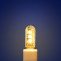 Small round USB-powered LED baby night light showing white or warm light options
