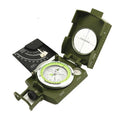 K4074 professional metal outdoor compass with hanging rope on white background