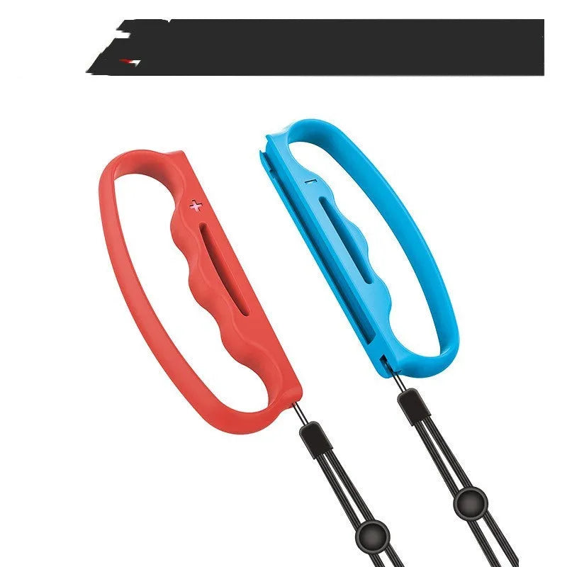 Joy-Con controller game handle grip set with hand rope attachments for boxing gameplay