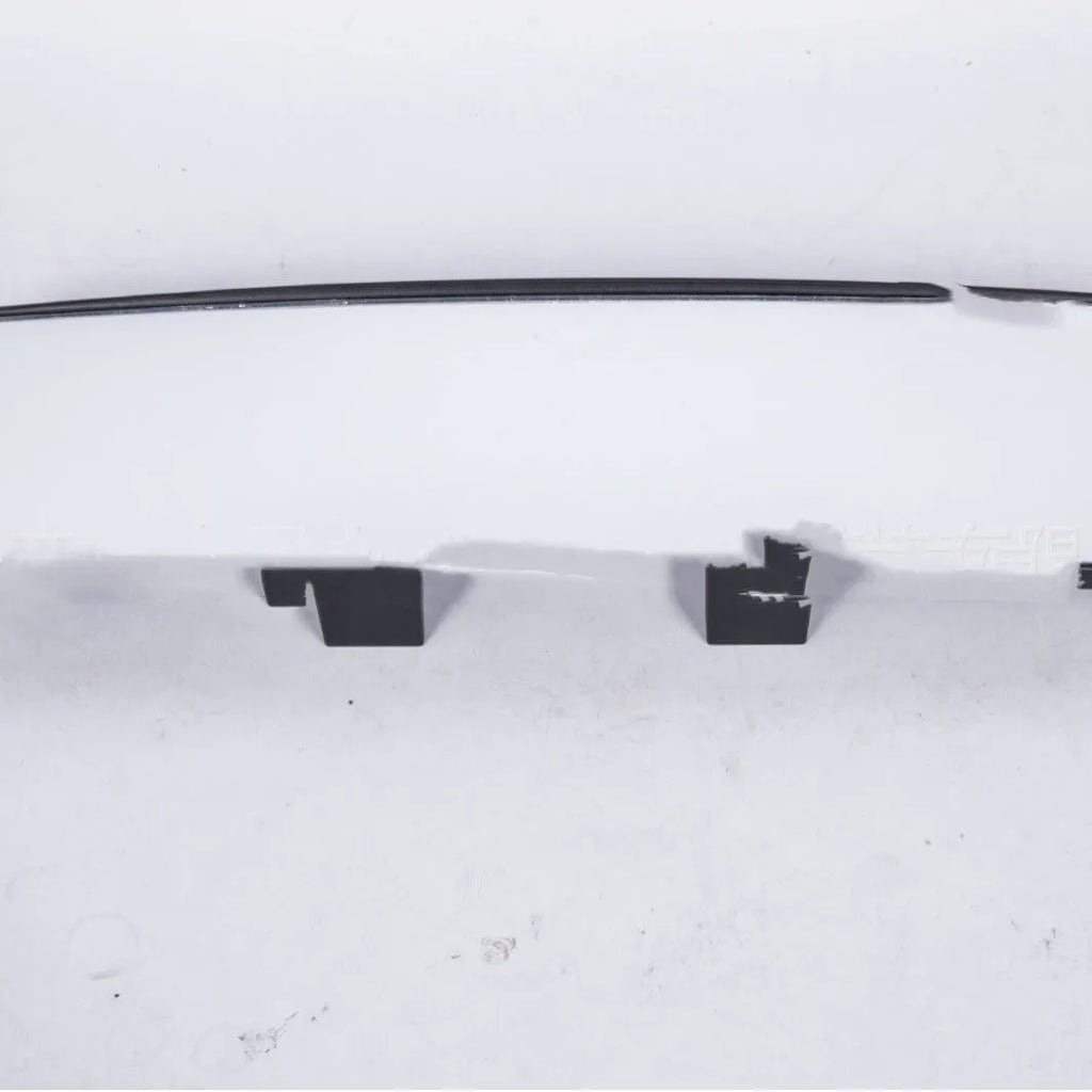 Curved blue anti-glare wide-angle car rearview mirror with snap-on fitting, shown from the front.