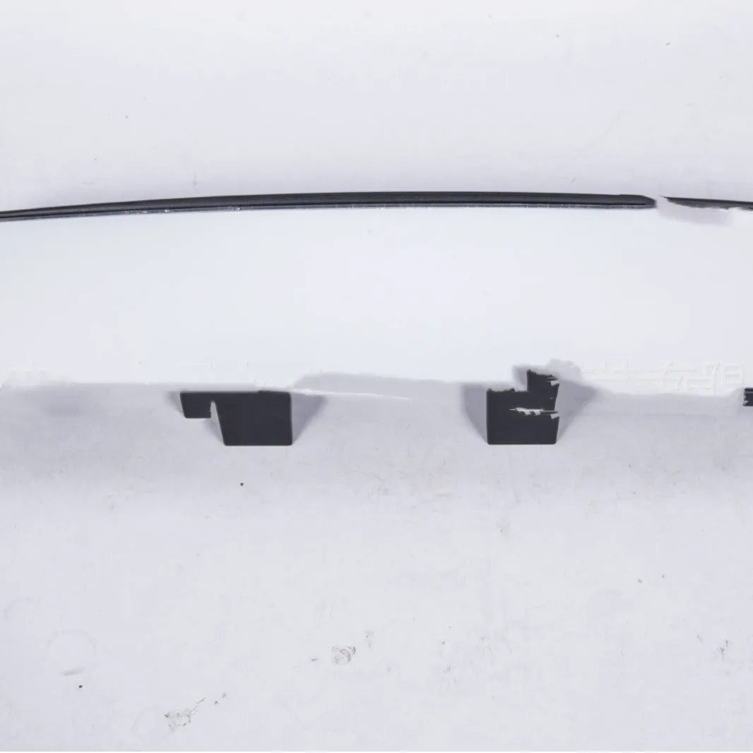 Curved blue anti-glare wide-angle car rearview mirror with snap-on fitting, shown from the front.