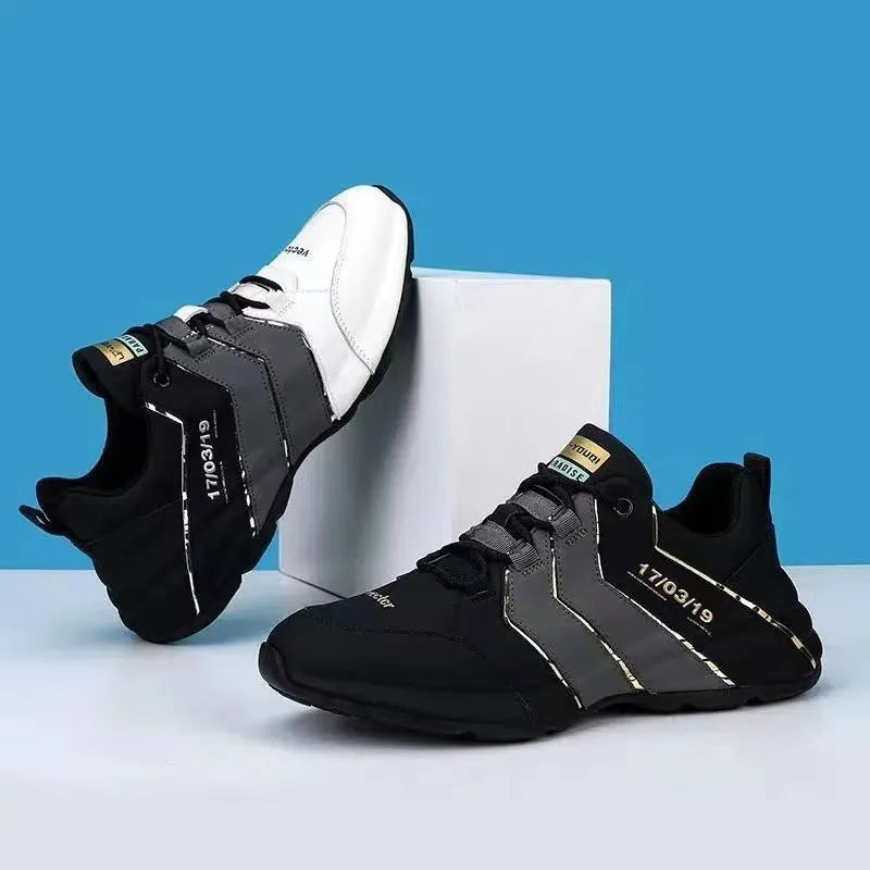 Teenagers casual sneakers with thick plastic sole and mesh lining in various colours