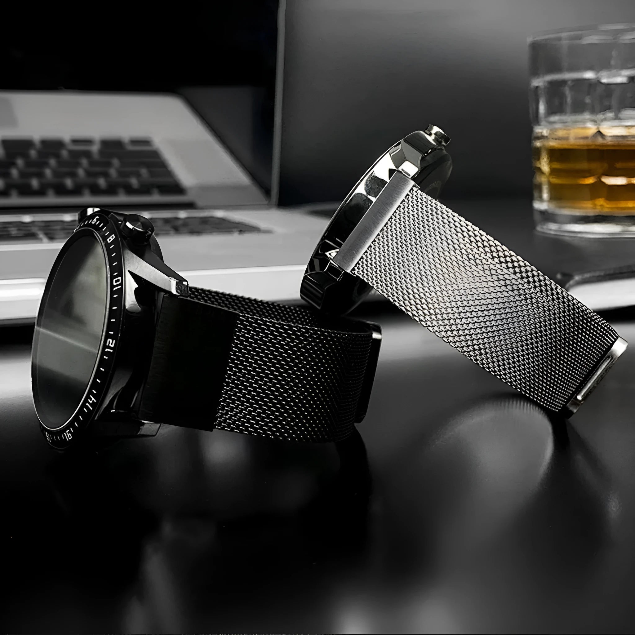 Stainless steel card strap for Garmin Fenix 7X 7 Pro 6X 6 smartwatch in silver, black, gold, or rose gold.