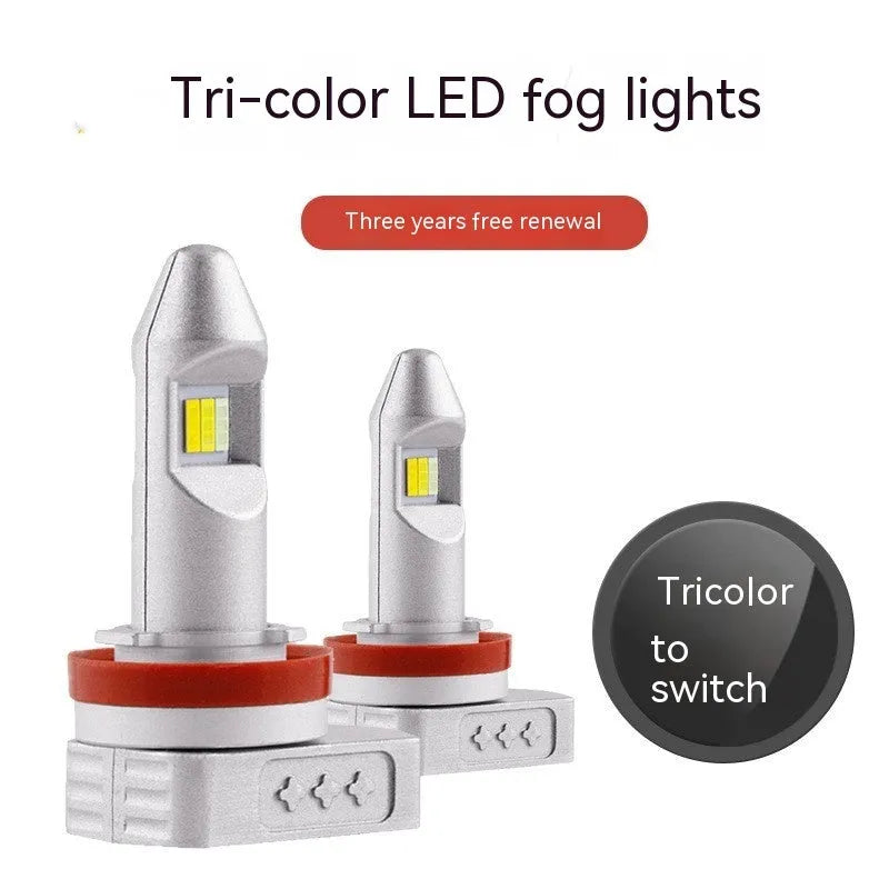 Super Stable universal LED fog lamp bulb with aluminium housing and multi-format connectors.