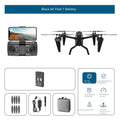 Alloy KS66 UAV drone in white or black with camera, remote control, spare propellers and storage bag