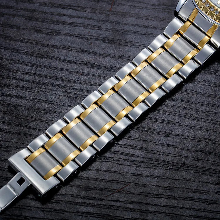 Fashionmonger automatic mechanical watch showing luminous hands and waterproof construction in business style