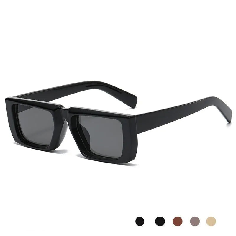 Y2K-inspired UV400 sunglasses with special-shaped PC frames in multiple colour options