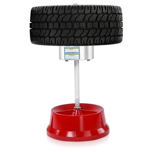 Portable hub balancer unit with aluminium head and enamel finished base
