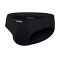 Men's solid colour seamless low-waist briefs on a white background.