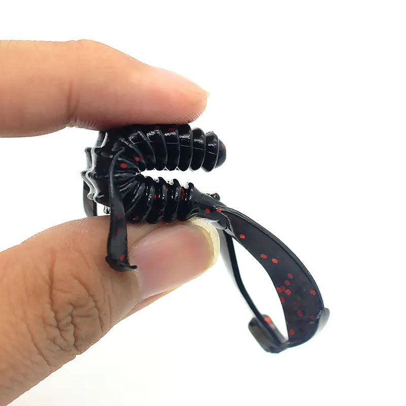 8cm PVC soft plastic fishing lure in multiple colour options for freshwater and saltwater angling