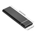 High-speed 6TB SSD mobile hard disk with metal shell in black, blue, orange, red, and silver colour options