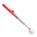 Telescopic golf swing simulator trainer in stainless steel construction