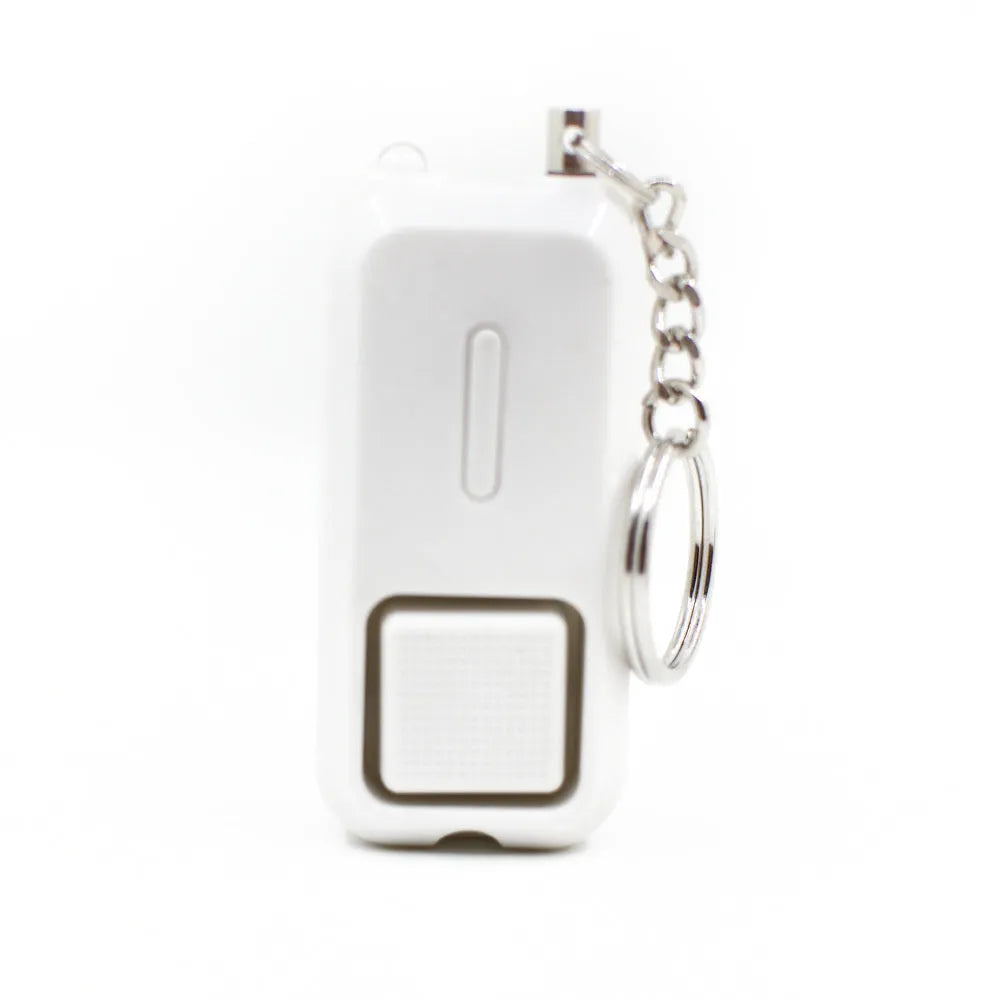 ZQ-202 personal safety alarm in pink, black, white, yellow or green colours, compact anti-pervert device for runners