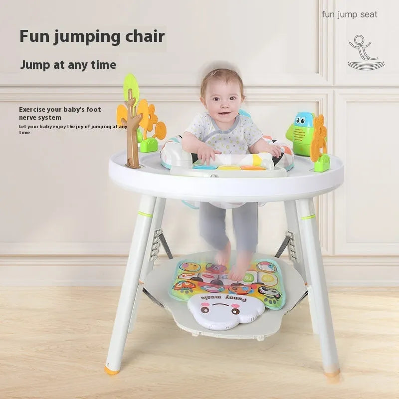 Baby jumping chair gymnastic rack in Yaya duck or lion designs for infant sensory development