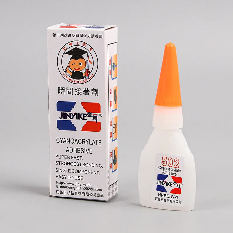 Instant strong adhesive tube for shoe repairs in 3g or 8g size options
