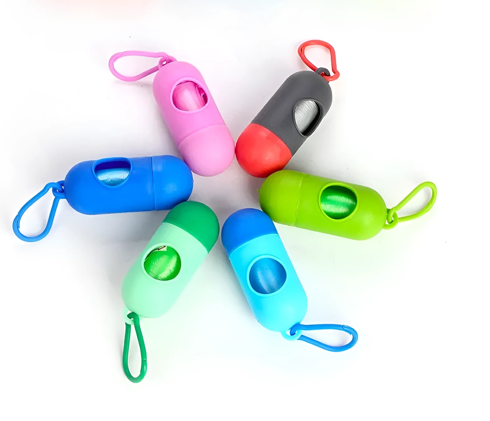 Roll of 22.5x30cm pet waste bags in selected colour for dog cleanup