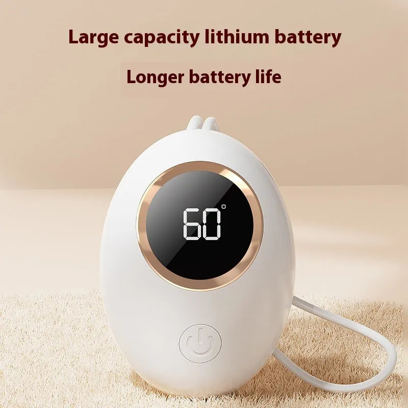 USB digital display hand warmer power bank in six colour options with aluminum heat dissipation