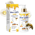White jar of 100g bee venom and hyaluronic acid firming cream with lid.