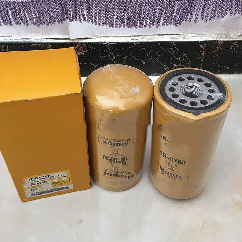 1R-0750 fuel filter element with filter paper construction for anti-fuel oil applications