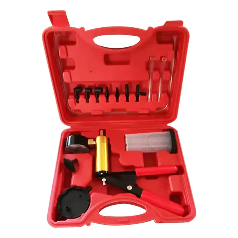 Manual vacuum air blow gun car repair tool with aluminium alloy construction