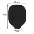 Black neoprene protective sleeve for a table tennis racket