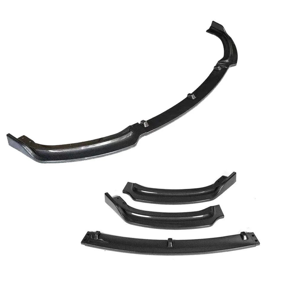 Bright black PP plastic front bumper lip spoiler for BMW 3 Series F30 F35 models