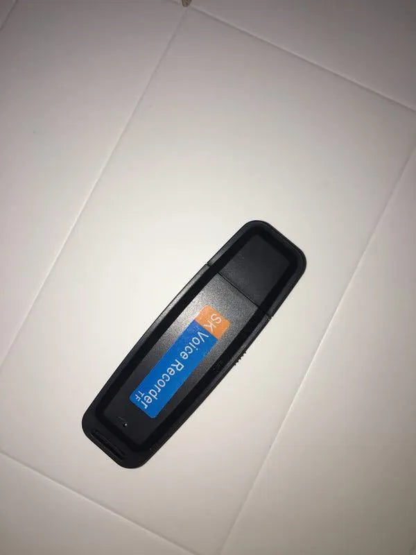 SK-868 creative USB flash drive with voice function in black or white plastic shell